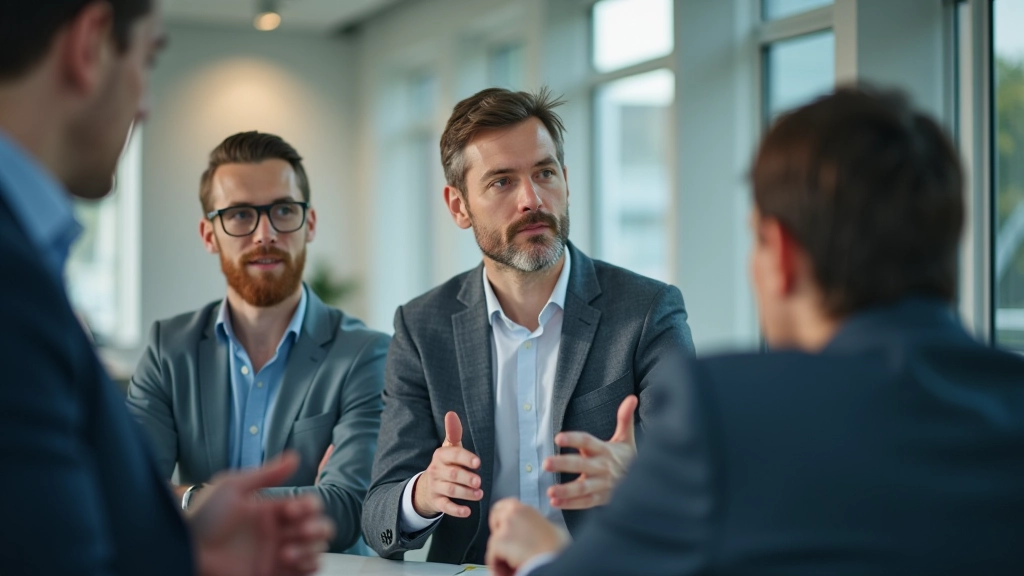 Leidinggevende analyseert data en informatie voor strategische beslissing