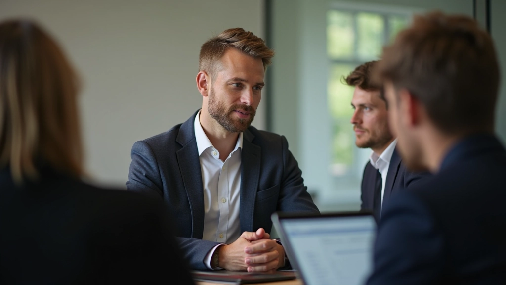 Leidinggevende coacht teamlid in Ã©Ã©n-op-een gesprek
