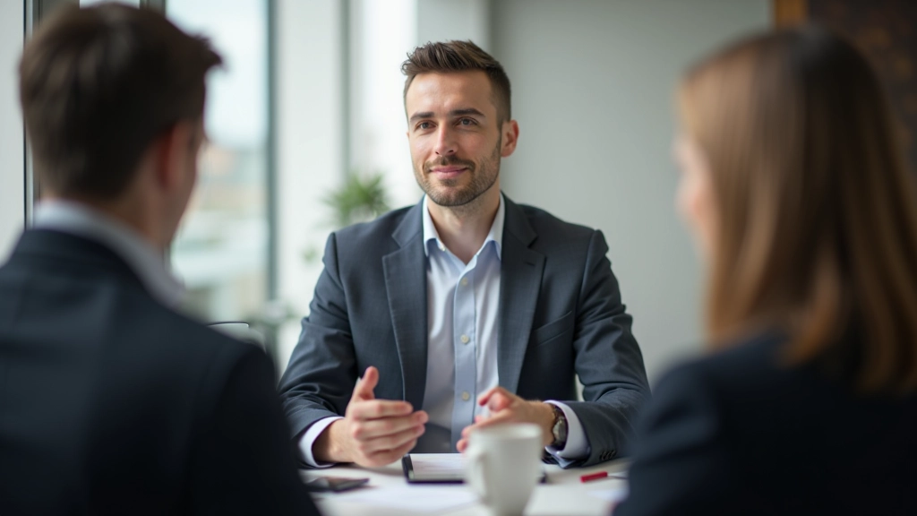 Manager voert coaching gesprek met teamlid