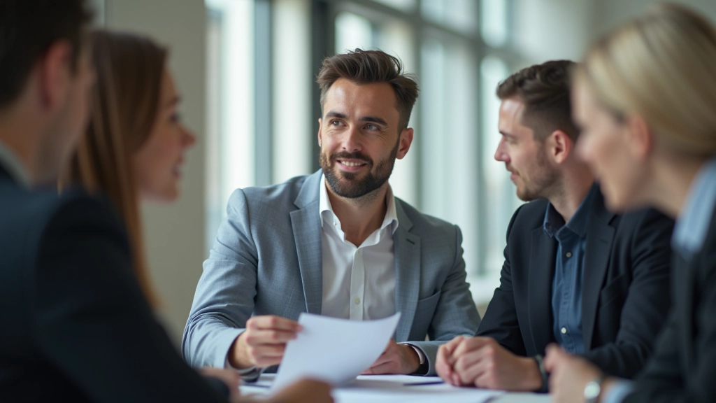 Strategische planning sessie met managers